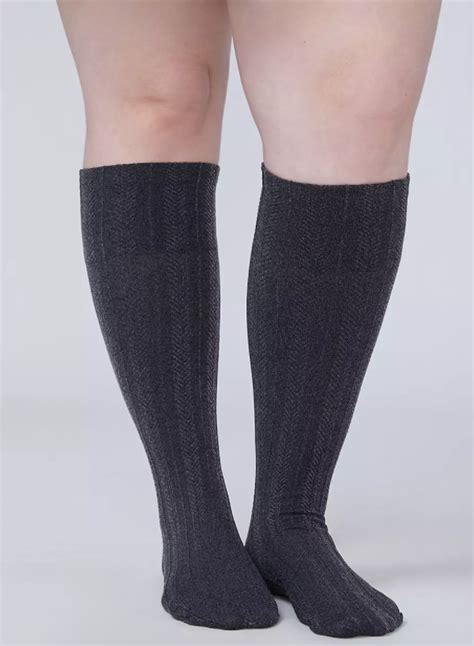 high knee socks plus size